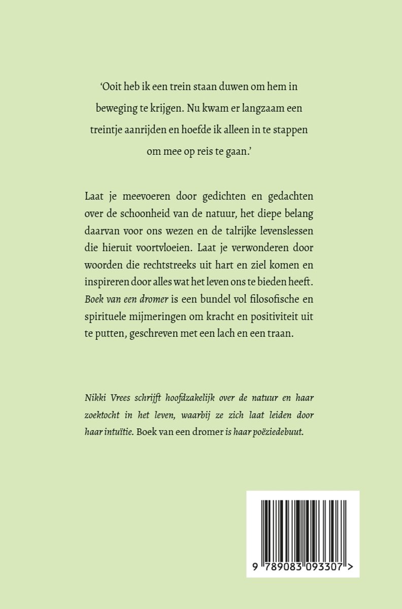 Boek van een dromer - back cover