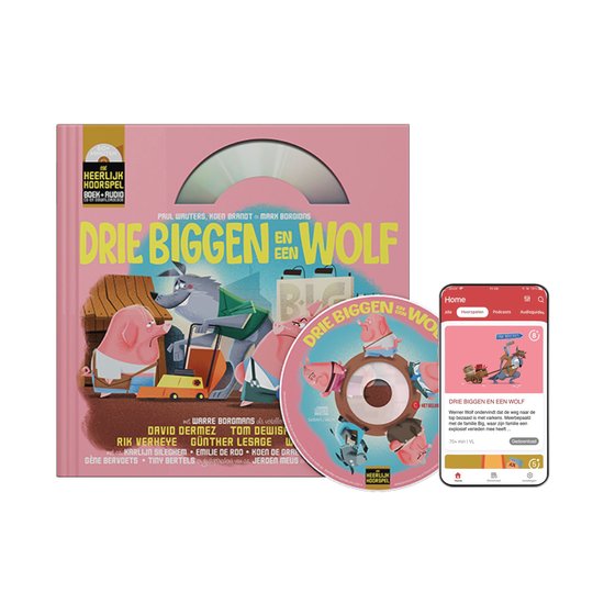 Heerlijk Hoorspel 17 - Drie Biggen en een Wolf