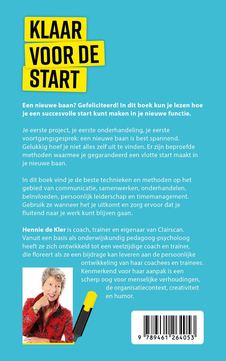 Klaar voor de start - back cover