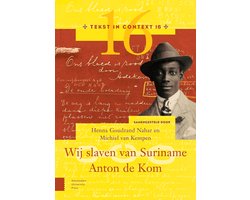 Omslag van Tekst in Context - Wij slaven van Suriname – Anton de Kom