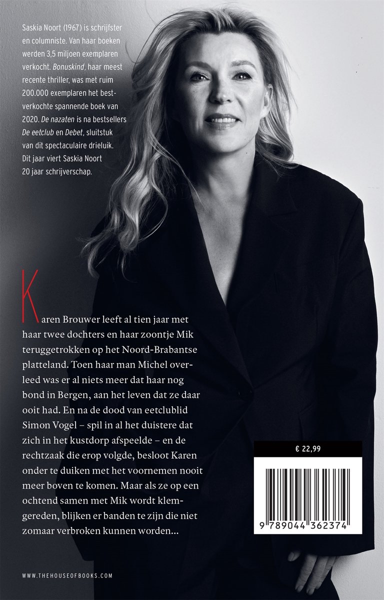 De nazaten - back cover