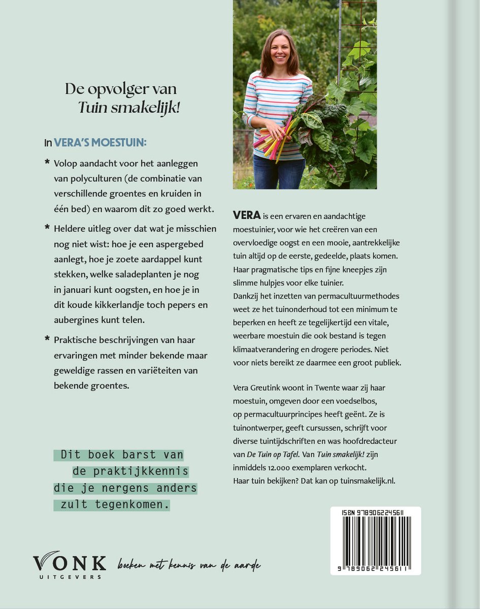 Vera's moestuin - back cover