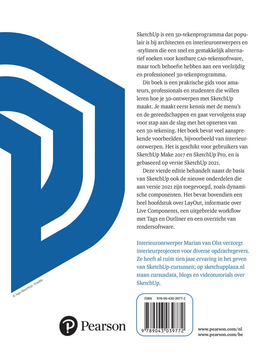 3D-tekenen met SketchUp, 4e editie - back cover