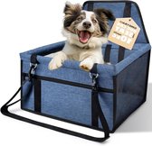 COSTWAY Transporttas voor honden, opvouwbare dubbele afdeling, hondentas, draagtas met 2 hangmatten, zacht matras en kattentoilet, draagbare hondentransportbox, hondenbox, transportbox (bruin