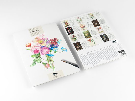 Artists' colouring book - Floral Images