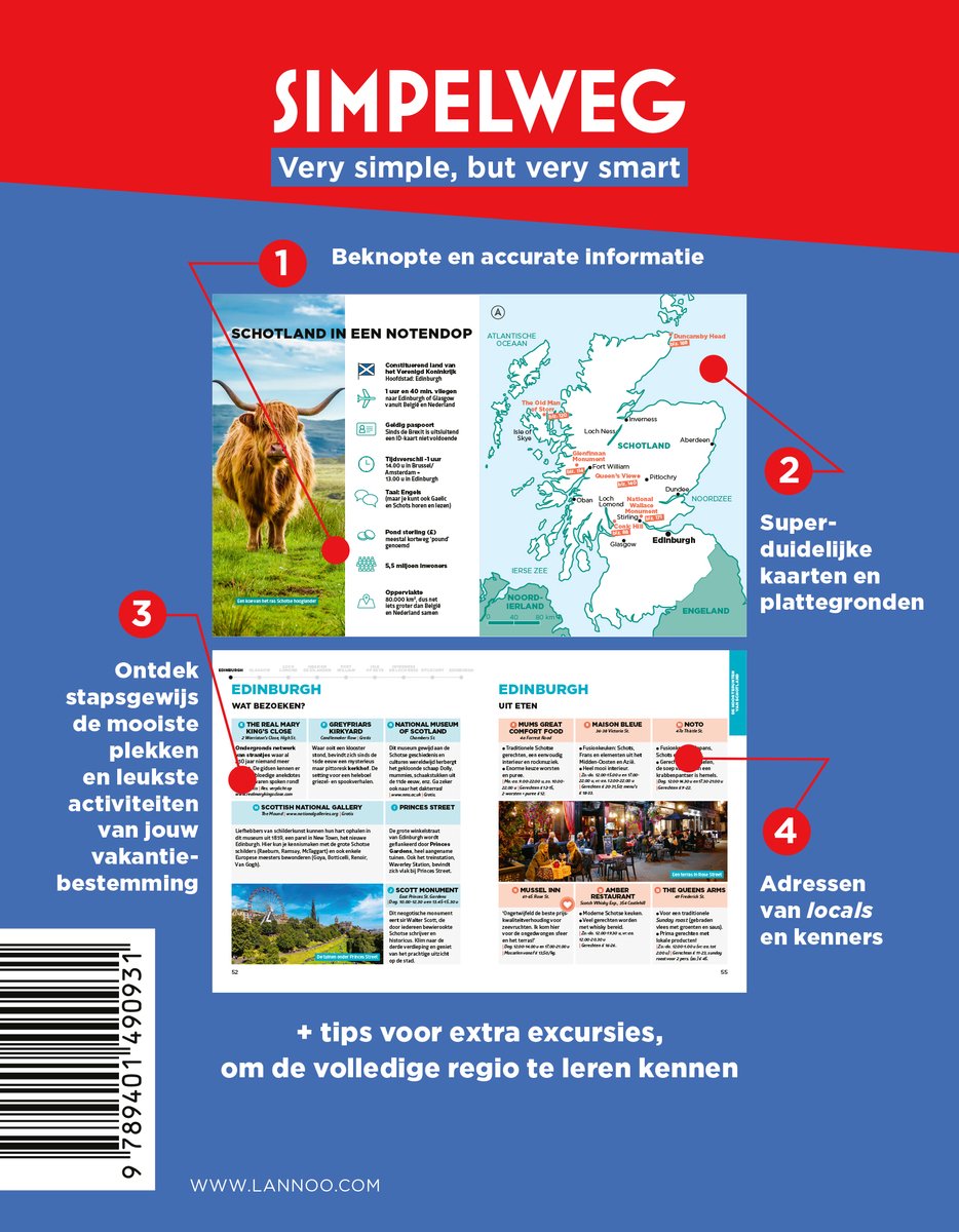 Simpelweg - Schotland - back cover