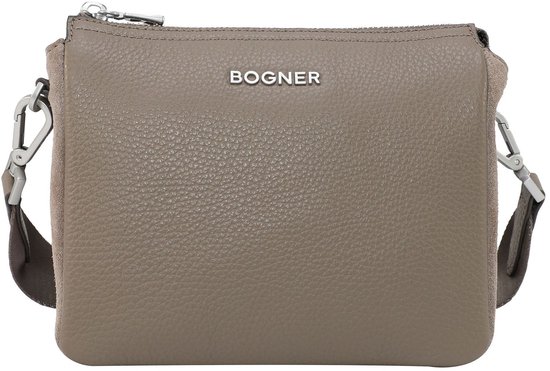 Bogner Cuir Sac à épaule bandoulière Banff Gulia Shoulderbag Fungi Brun