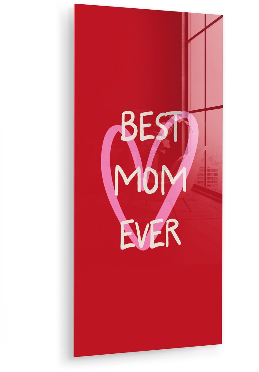 Moeder - Quote - Hartje - Rood
