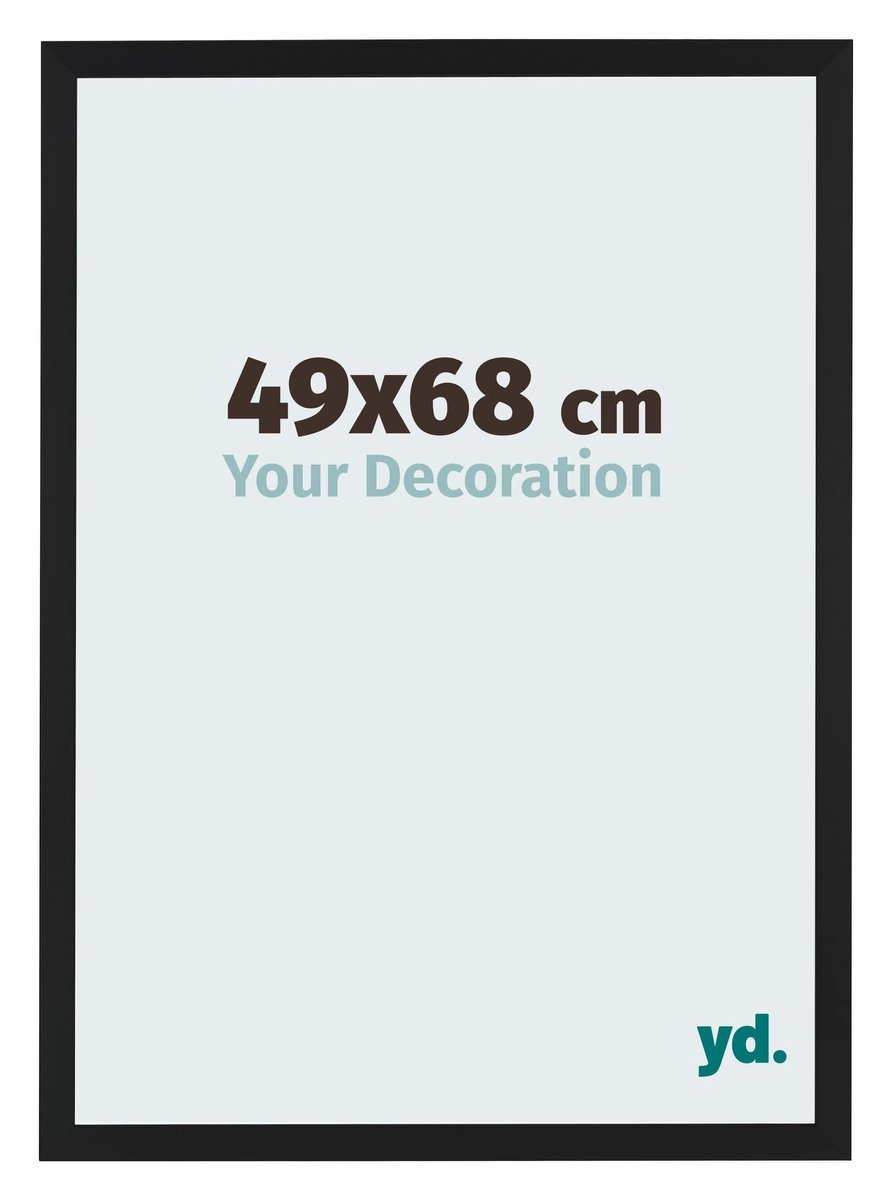 yd. Your Decoration - Fotolijst 49x68 cm - MDF - Zwart Mat - Catania