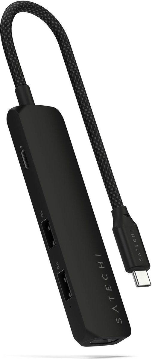 Satechi ST-P4SK interface hub USB Type-C 10000 Mbit/s - Zwart