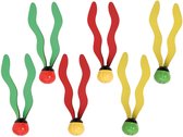 Intex Duikballetjes - 6x - met neopreen staartjes - duikspeelgoed ballen - opduik speelgoed