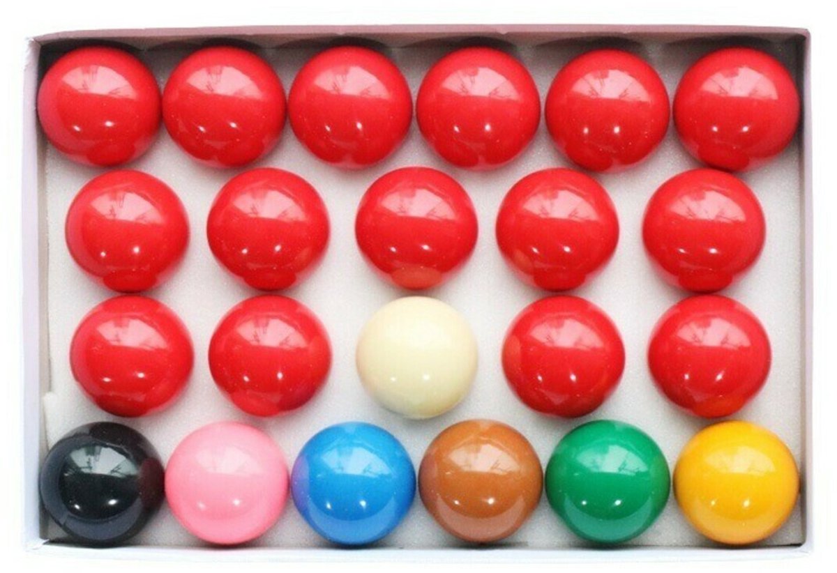 Snooker ballen set 52,2 mm - A-klasse - Fenolhars - Gepolijste Snookerballen - Multicolor