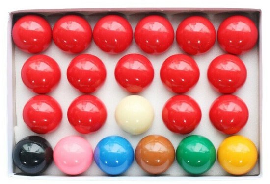 Pegasi Snooker ballen set 52,2 mm - A-klasse - Fenolhars - Gepolijste Snookerballen - Multicolor
