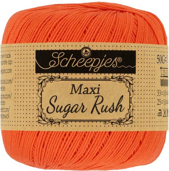 Scheepjes Maxi Sugar Rush 189 Royal Orange