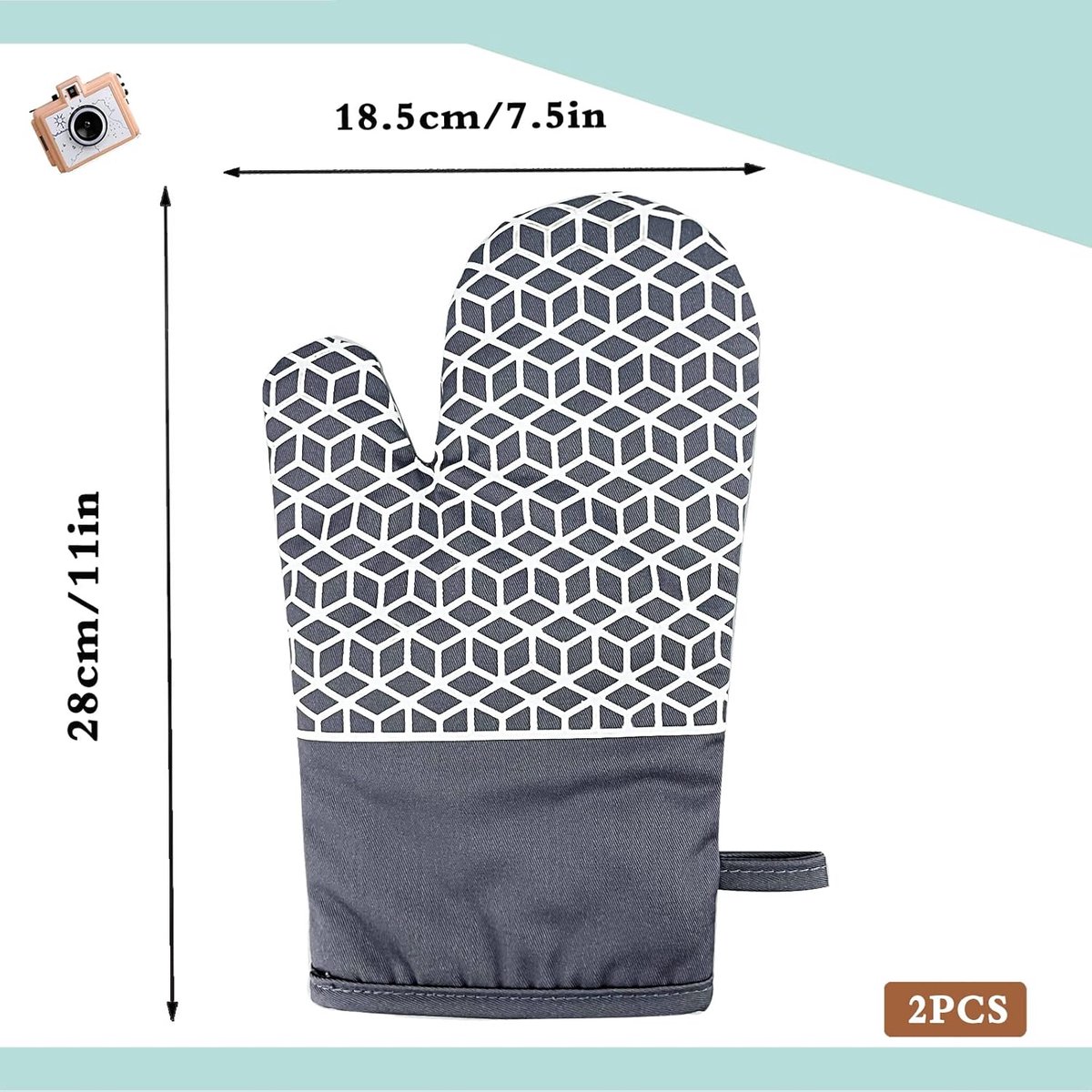 Selecto Bake Gants De Four Résistants à La Chaleur, Coque En