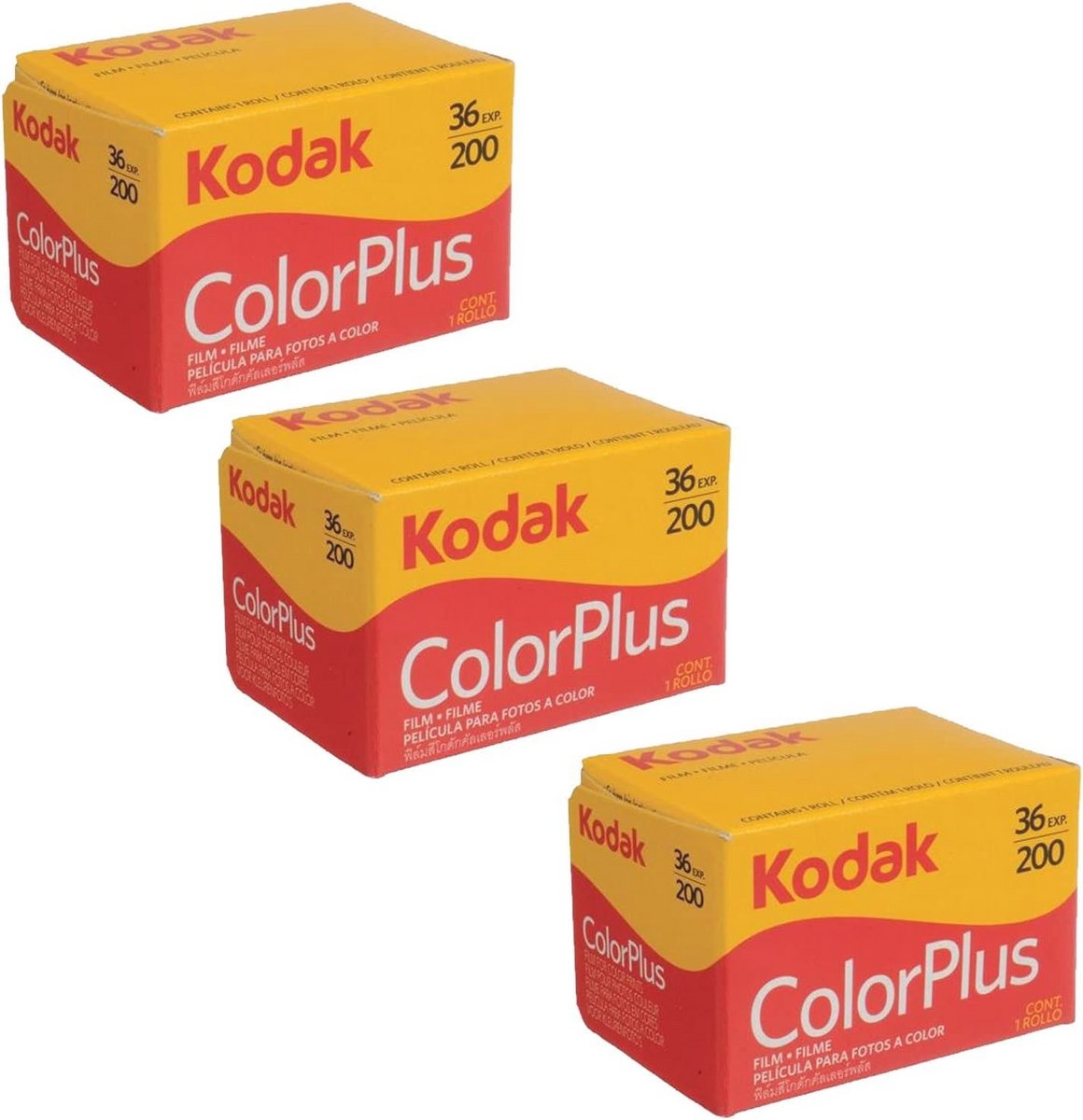 Kleurnegatieve film 200 - Pakket van 3
