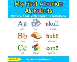 Omslag van Teach & Learn Basic Albanian Words for Children- My First Albanian Alphabets Picture Book with English Translations