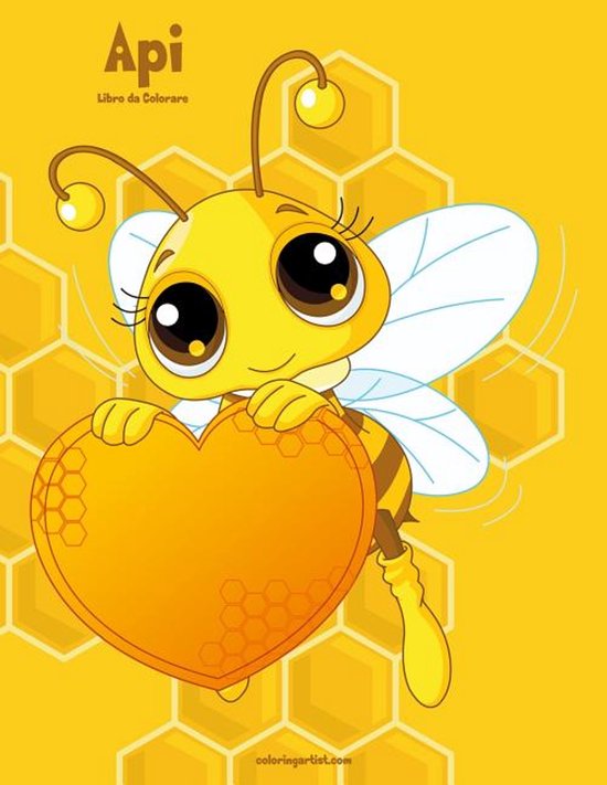 API- Api Libro da Colorare 1, Nick Snels | 9781983654084 | Boeken | bol