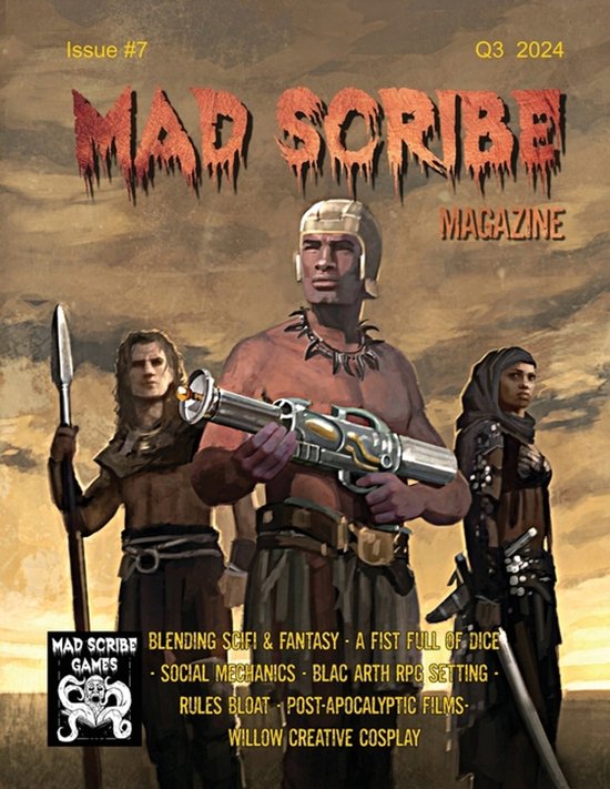 Mad Scribe Magazine issue #7 - cover