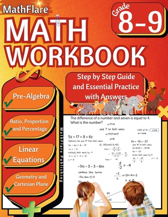 Mathflare Workbooks- MathFlare - Math Workbook 8th and 9th G ... - cover