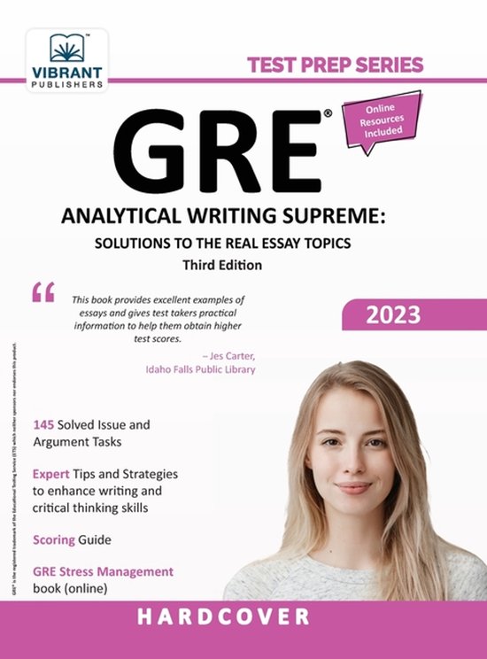 Test Prep- GRE Analytical Writing Supreme - cover