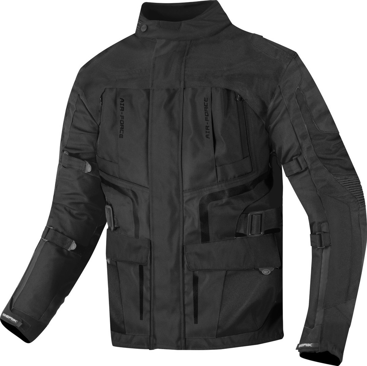 Berik Safari Zwart Waterdichte 3in1 Textiele Motorjas - Jas
