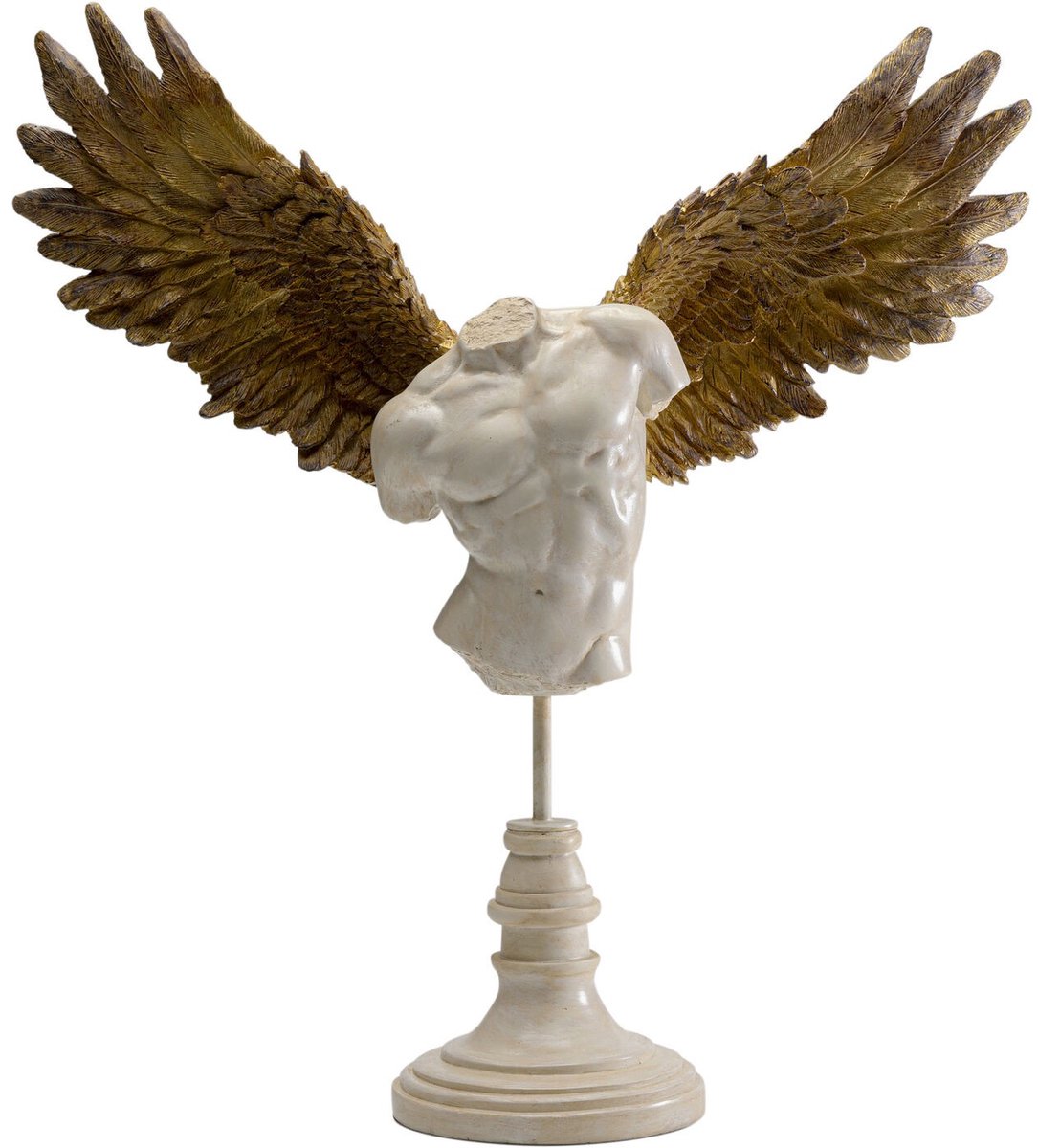 Woonaccessoires man vleugels brons 45cm Kare Design