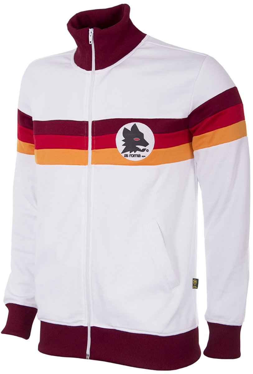 COPA - AS Roma 1981/82 Retro Voetbalvest - Heren - Wit - XS