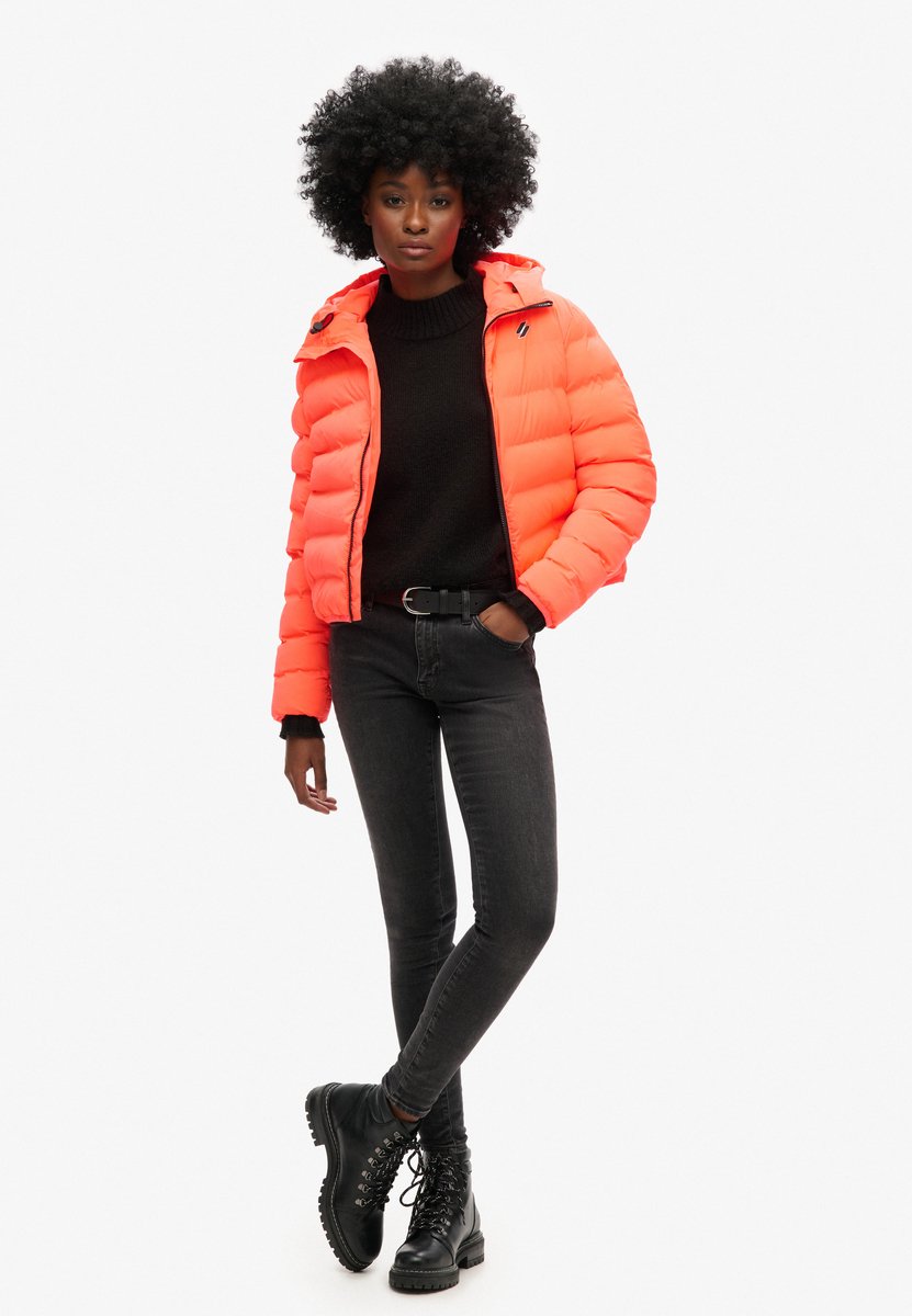 Superdry Code All Seasons gewatteerde jas Dames Gewatteerde jassen Koraal