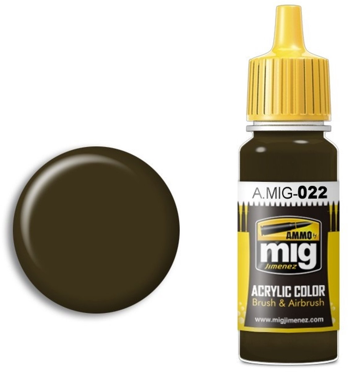 AMMO by Mig Jimenez Hobbyverf Acrylverf - MIG 0022 3B AU Basic Protector Alkidno-Uretanovaya - Acryl Verf flesje - 17 ml