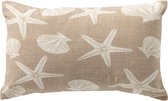 Dutch Decor ORLI - Sierkussen 30x50 cm - Pierre ponce - beige - Coussin intérieur inclus