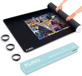 Bol.com FlinQ Oprolbare Puzzelmat 3000 stukjes - Puzzelrol - Opbergsysteem voor Legpuzzel van 1000 1500 en 3000 stukjes - Puzzel... aanbieding