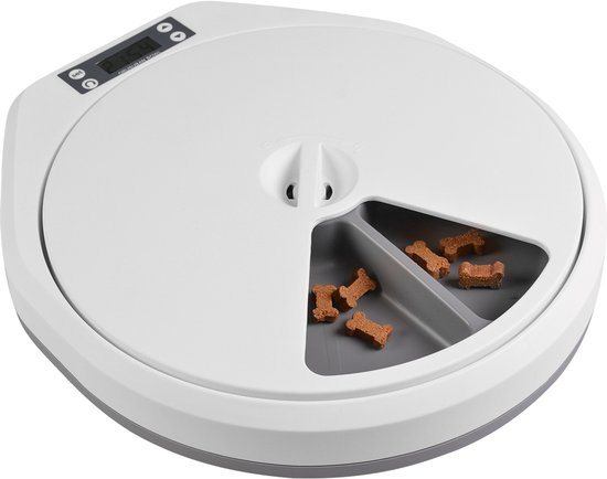 Duvo+ Automatische Voerbak 1,21L Grijs 5 Maaltijden - Duvo+ - €49,39