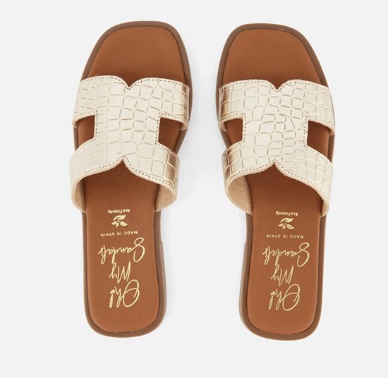 Oh! My Sandals Chaussons Femme Goud GOLD 38
