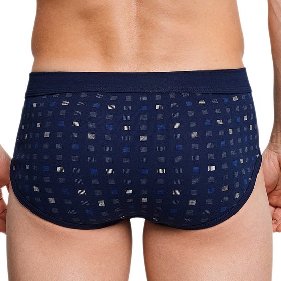 Lot de 4 slips de sport Schiesser Cotton Essentials fines côtes