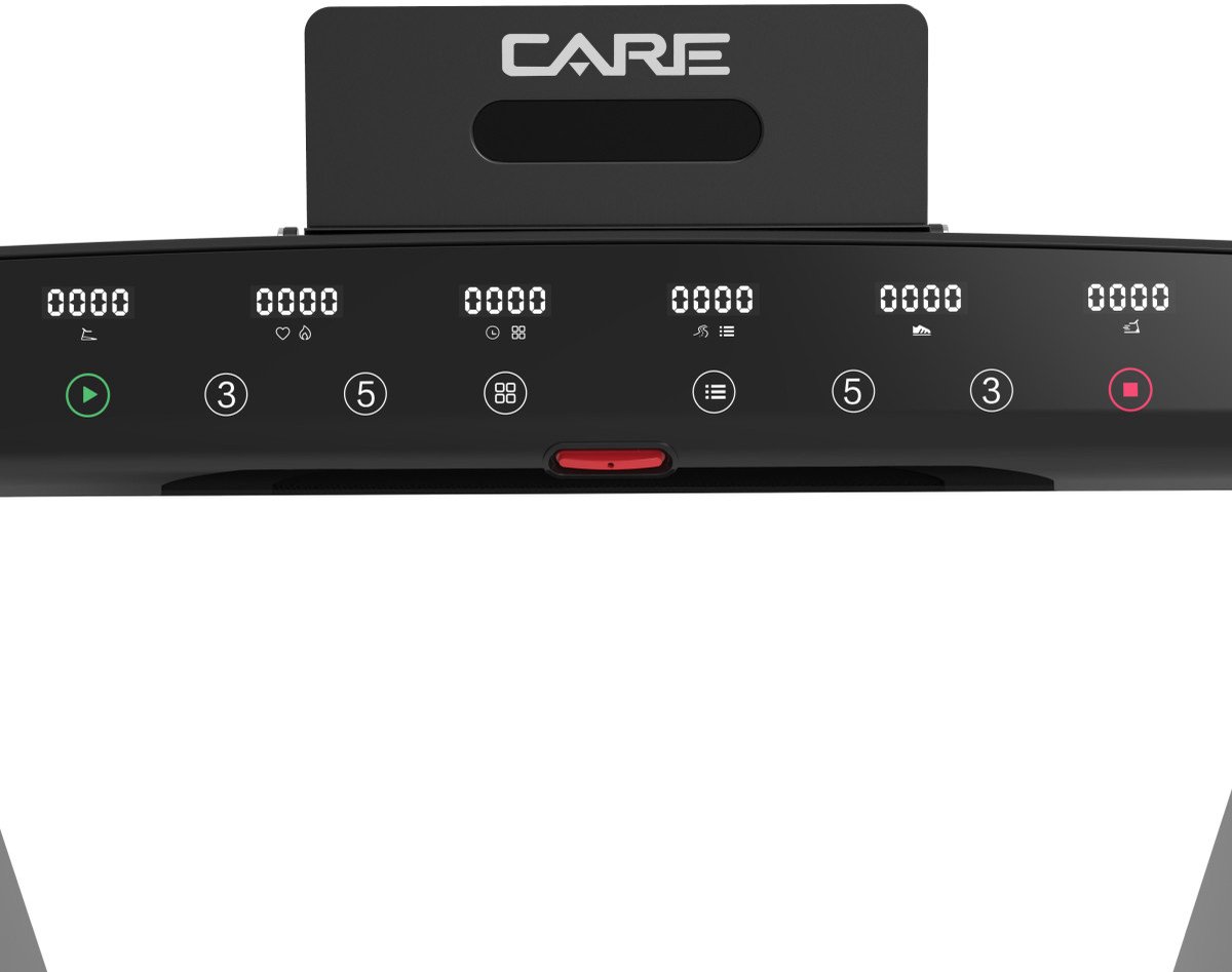 CARE CT-962 - Connected loopband - Maximale snelheid 14 km/u - 8 programma’s - Opvouwbaar - Gemotoriseerde helling tot max. 9% - Voor thuisgebruik - Zwart thumbnail 8