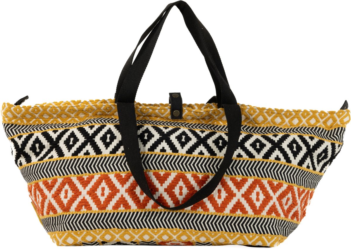 Mycha Ibiza - Strandtas - Geel - Mycxl25005