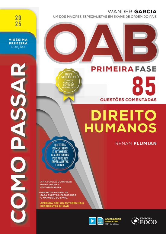 Como passar OAB - Como passar OAB primeira fase - 85 questõ ... - cover