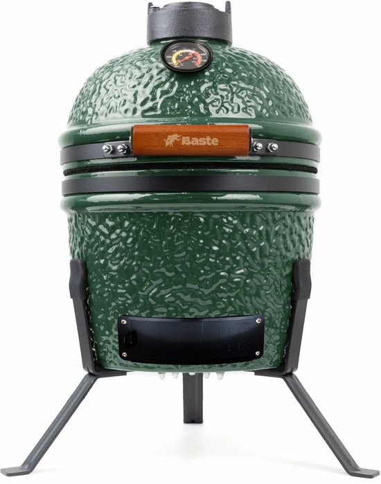 BASTE kamado BBQ mini - 13 inch - Olijfgroen