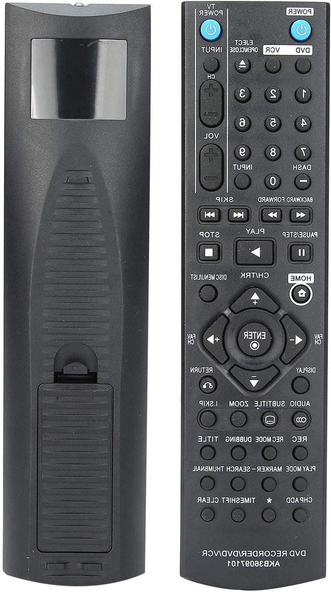 Dvd/videorecorder/DVDR Recorder Controller Afstandsbediening voor RC286H/RC297H/RC397H vervangen