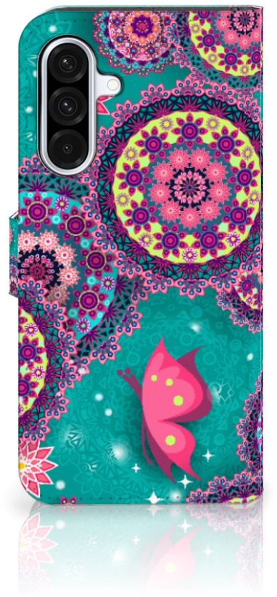 Samsung Galaxy A36 Hoesje Cirkels en Vlinders