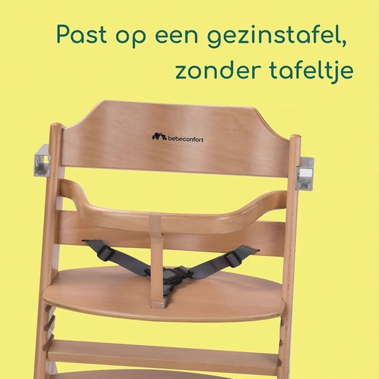 Houten Kinderstoel Hoogte Verstelbaar voor Kinderen van 6 Maanden tot 10 Jaar van Houten — afbeelding 4