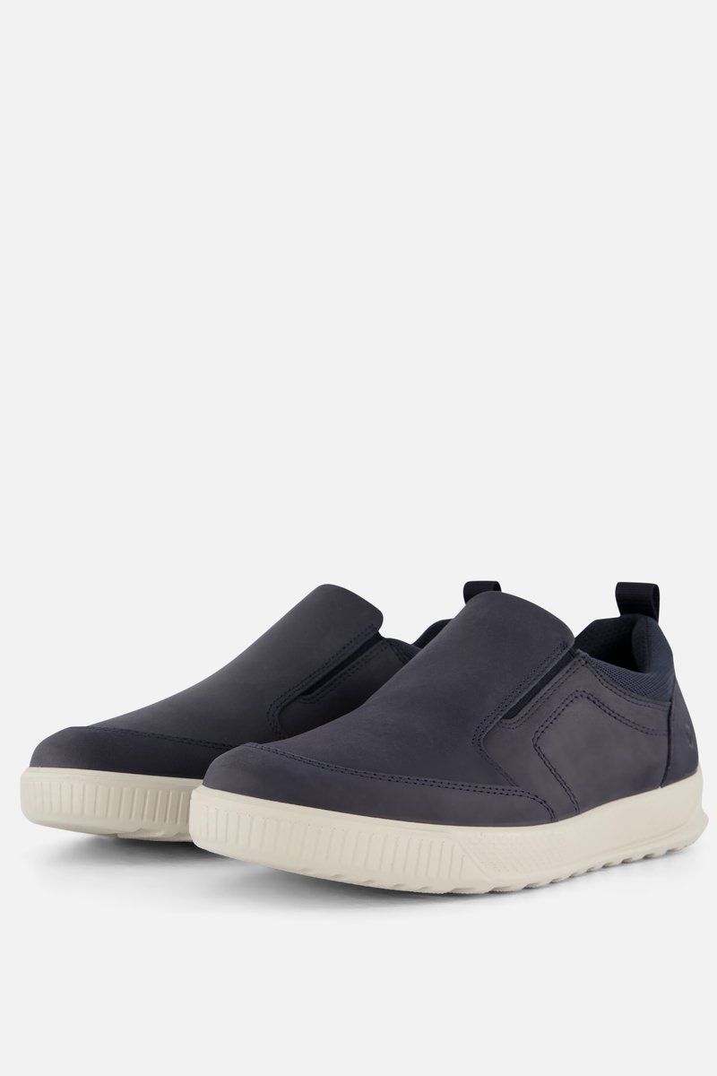 Ecco Byway Sneakers blauw Leer