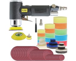 Orbitale Polijstmachine Set met Schuur- en Polijsten Pads voor Auto DetaIling