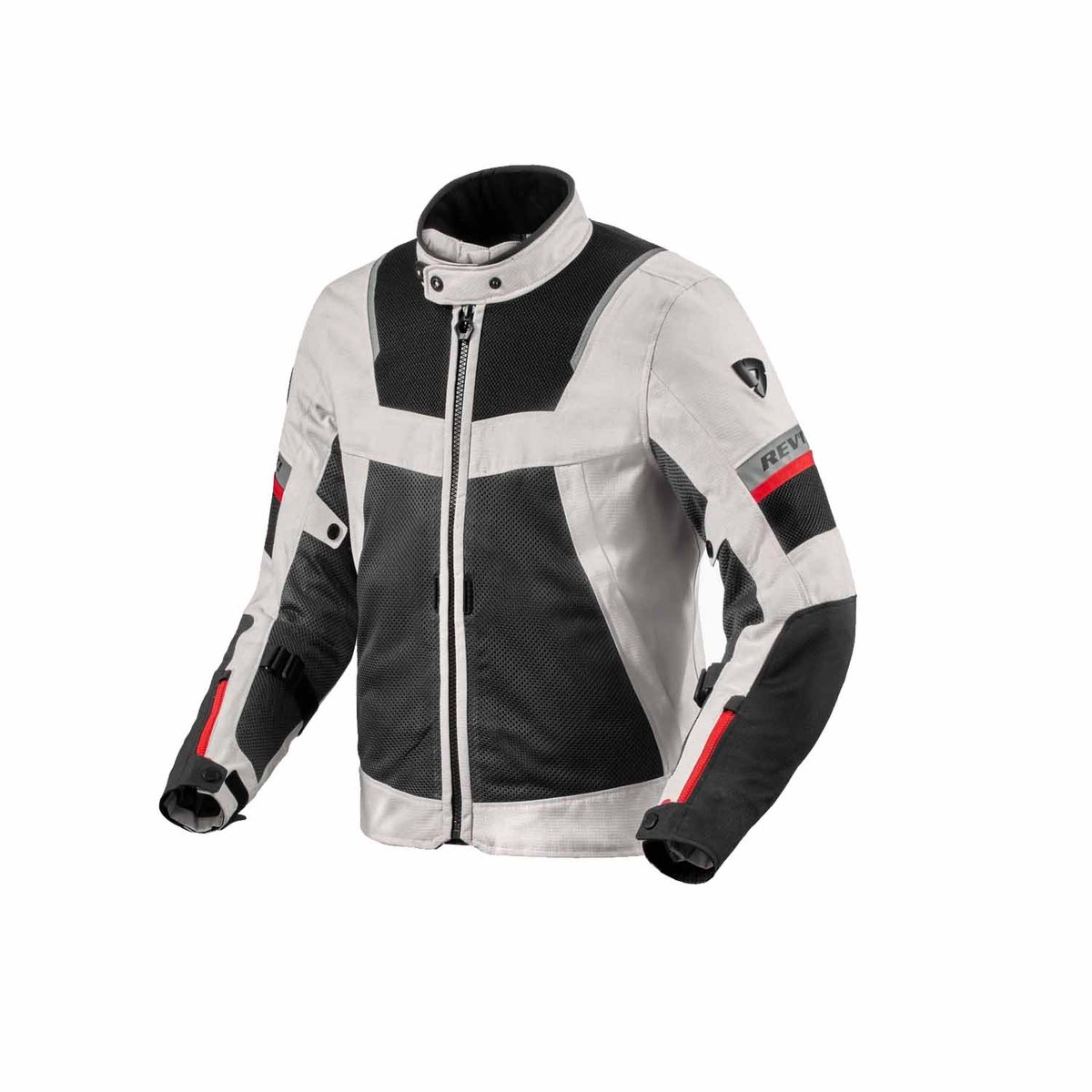 REV'IT! Tornado 4 H2O Jas Zilver Zwart - Maat 2XL - Jas