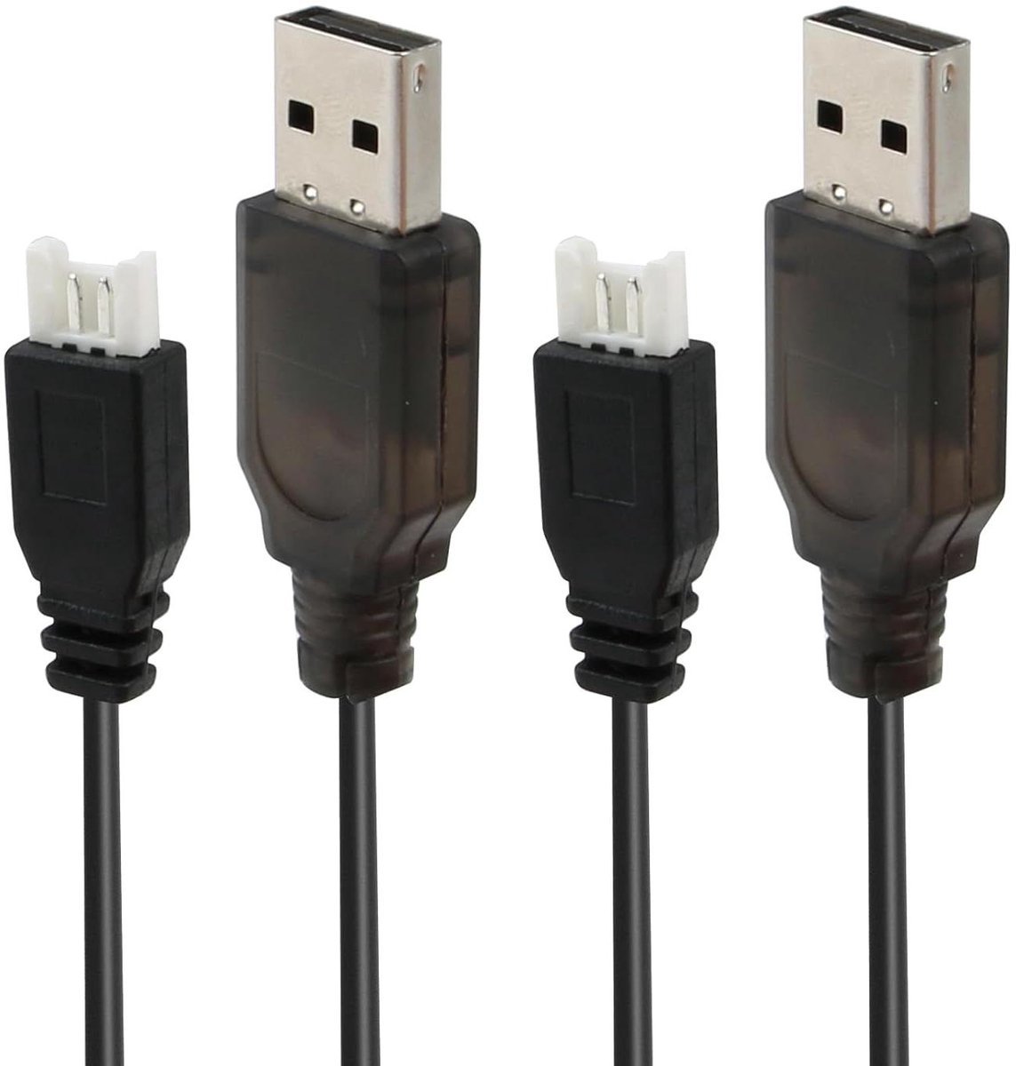USB-oplaadkabel 37 V met SM-2P-stekker voor HSP NI-MH-batterij - 2 stuks