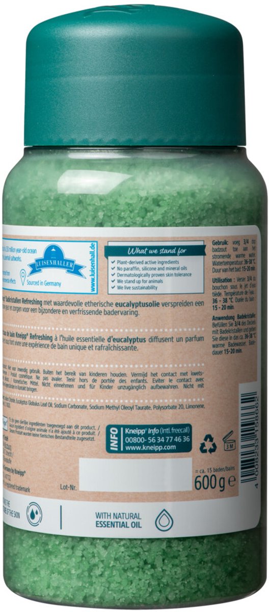 Goedkoopste 3x Kneipp Badkristallen Refreshing 600 gr