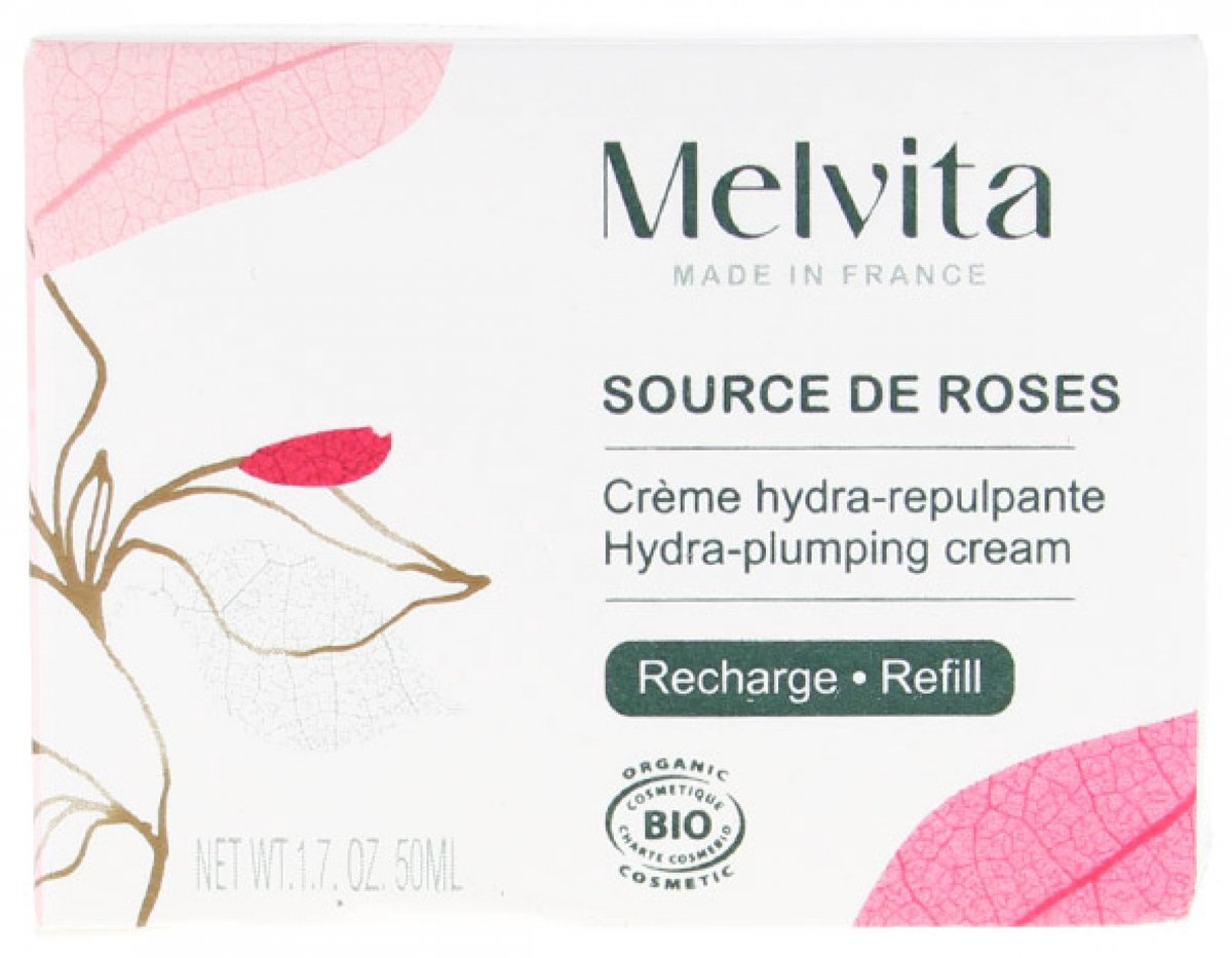 Melvita Source de Roses Biologische Hydra-Crème 50 ml