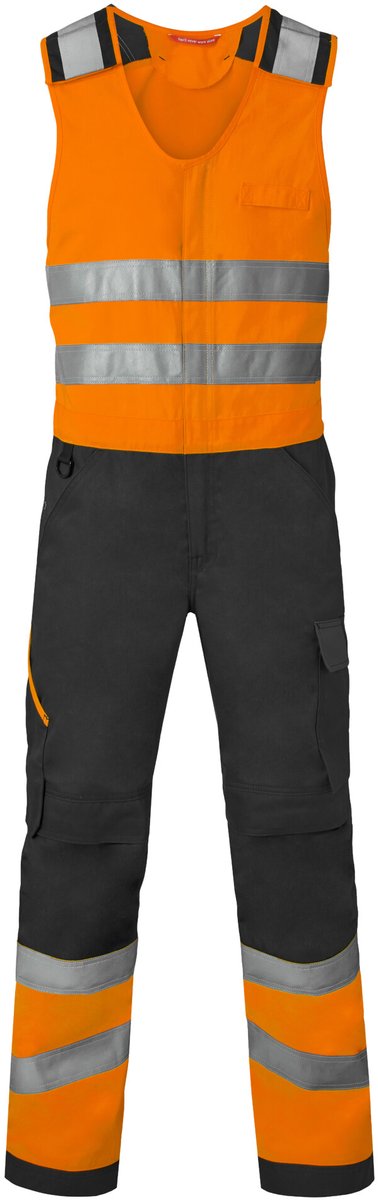 HAVEP Bodybroek High Vis 20453 - Charcoal/Fluo Oranje - 56