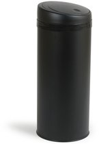 Umuzi cleaning Prullenbak 50L - Rond - Mat zwart - Soft Close - Ø30cmx72cm(H)